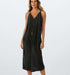 Elegant black satin taffeta dress with a flattering silhouette, perfect for special occasions.