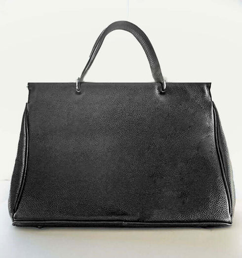 תיק מעצבים איטלקי משובח בגוון שחור, אלגנטי ועמיד, מושלם לכל אירוע - MIKAI