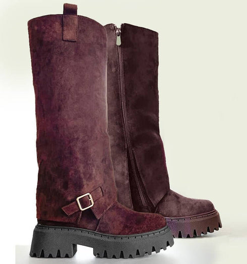 מגף זאמש חום - MIKAI