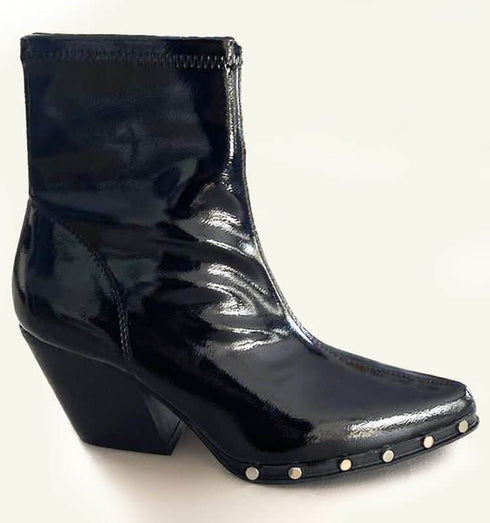 מגפון ניטים שחור מבריק - MIKAI