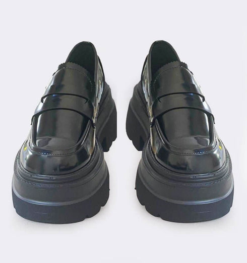 נעלי קולג' שחורות - MIKAI